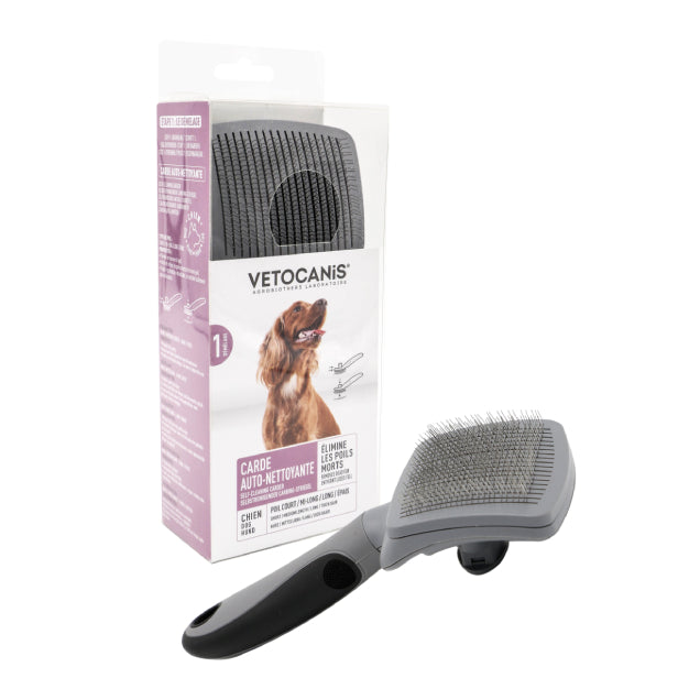 Brosse anti-poils pour chien de chat, brosse auto-nettoyante