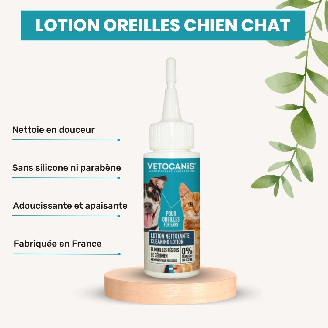 Nettoyant oreille chat Cire d'or 80 gr - Terranimo