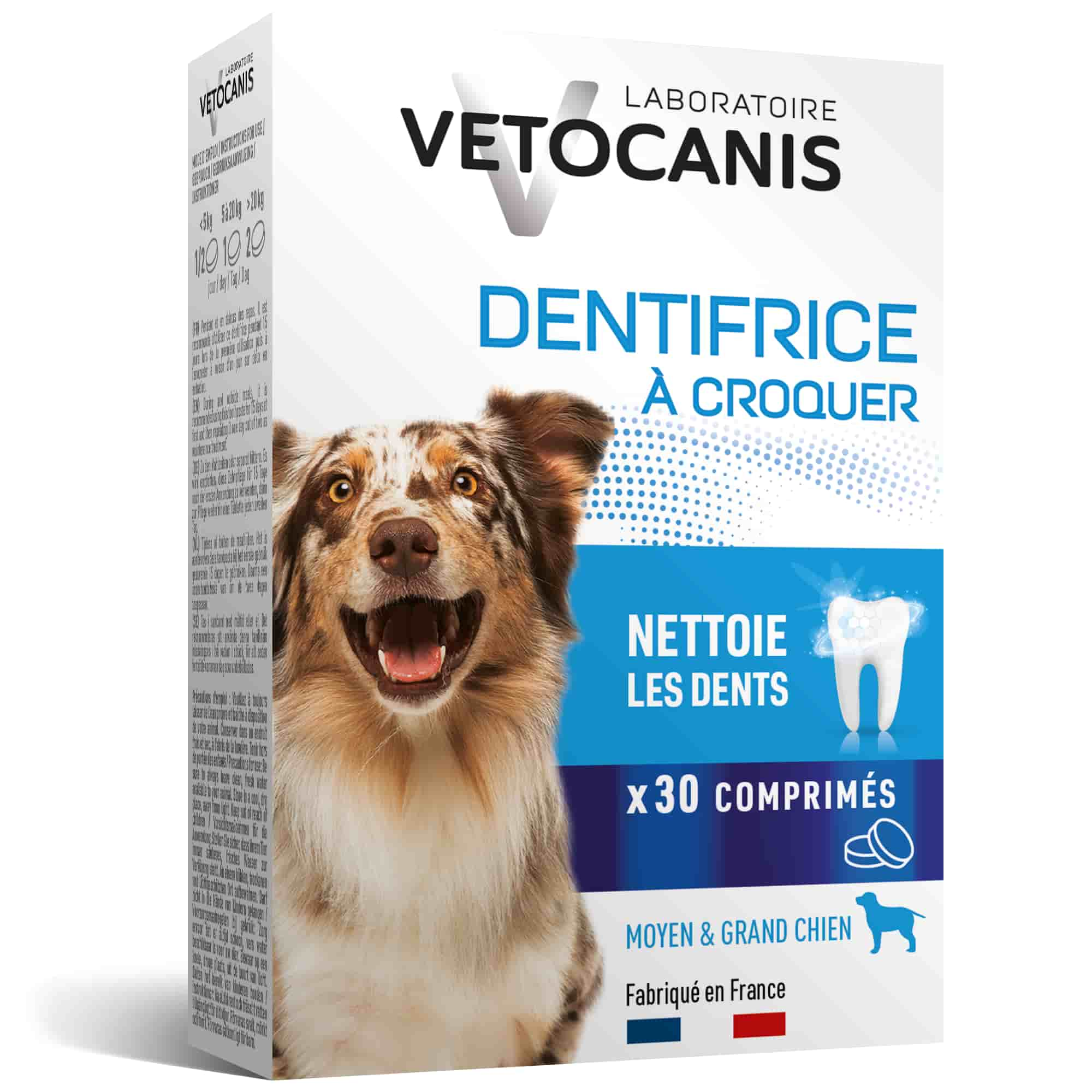 Dentifrice à croquer pour chien