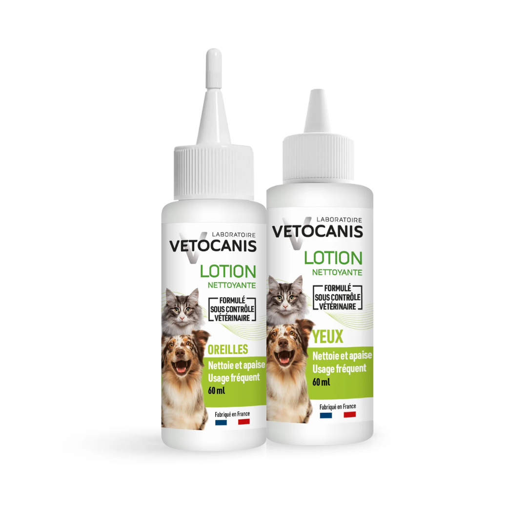 Kit Lotion Yeux et Oreilles chien chat